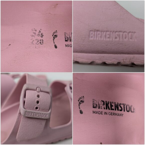 Birkenstock Arizona Sandals Kids Fondant Pink EVA Waterproof Slides EU 34 US 3 - Picture 11 of 11